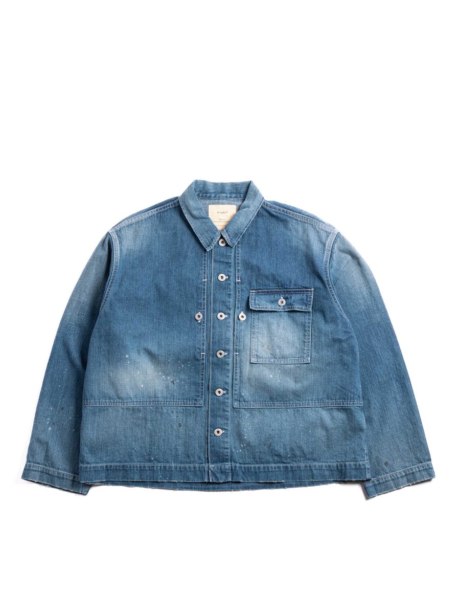 DENIM P&ndash;44 JACKET (USED WASH) INDIGO