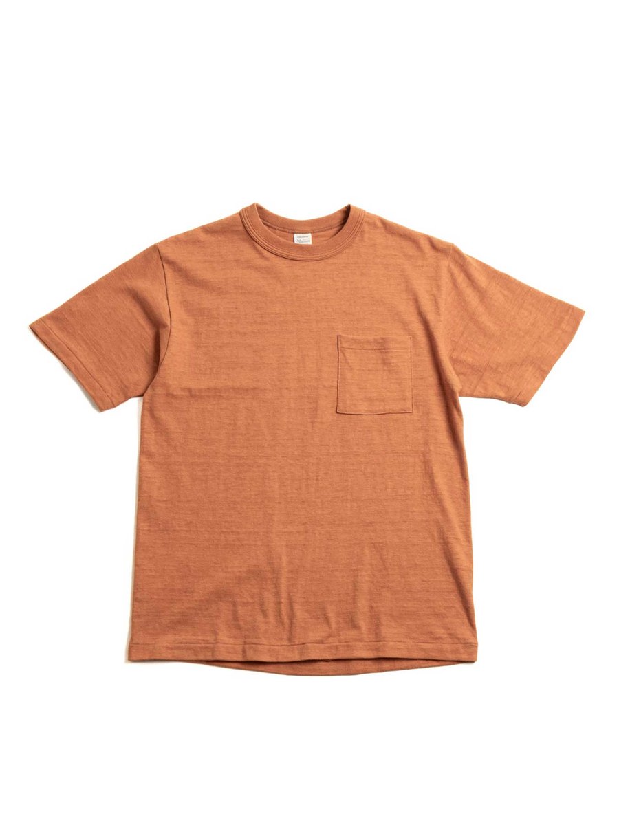 LOT 4601 POCKET TEE DARK ORANGE