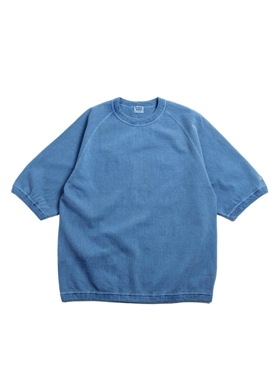 (LOT 37005PD) HEAVY WEIGHT RAGLAN SLEEVE TEE P.D LIGHT INDIGO