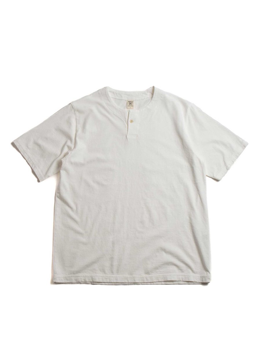 HENLEY T–SHIRT WHITE