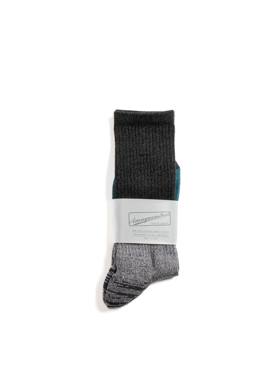 MOC PILE CREW, CHARCOAL SOCK 