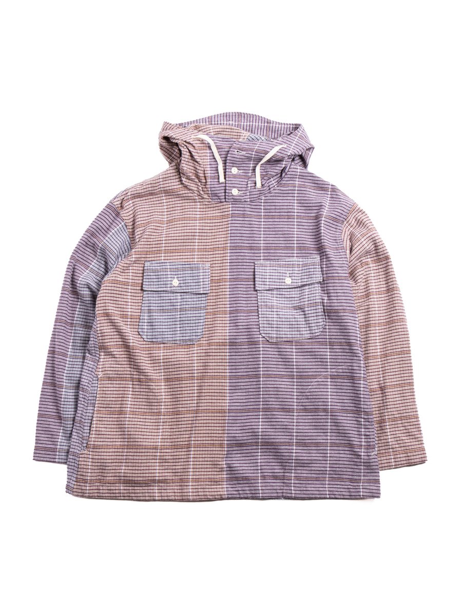 CAGOULE SHIRT MULTI COLOR COTTON COLOR BLOCK CHECK