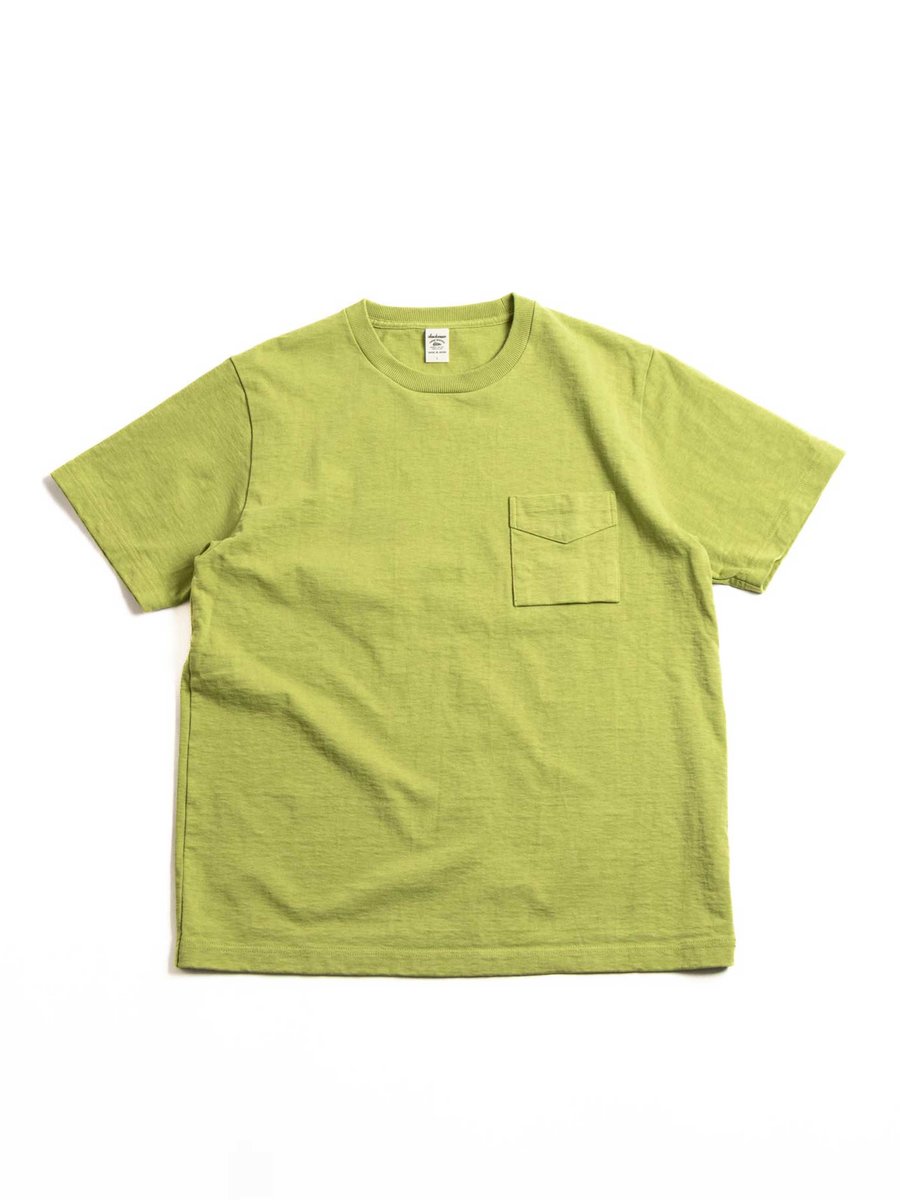 DOTSUME POCKET T–SHIRT LIME