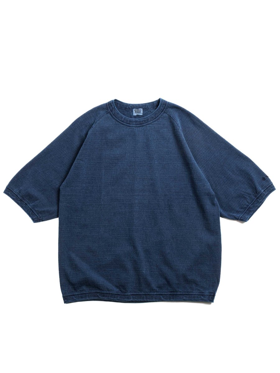 (LOT 37005IND) HEAVY WEIGHT RAGLAN SLEEVE TEE INDIGO