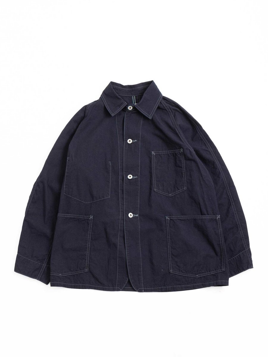 POST 43 SLUB VINTAGE SHEETING INDIGO