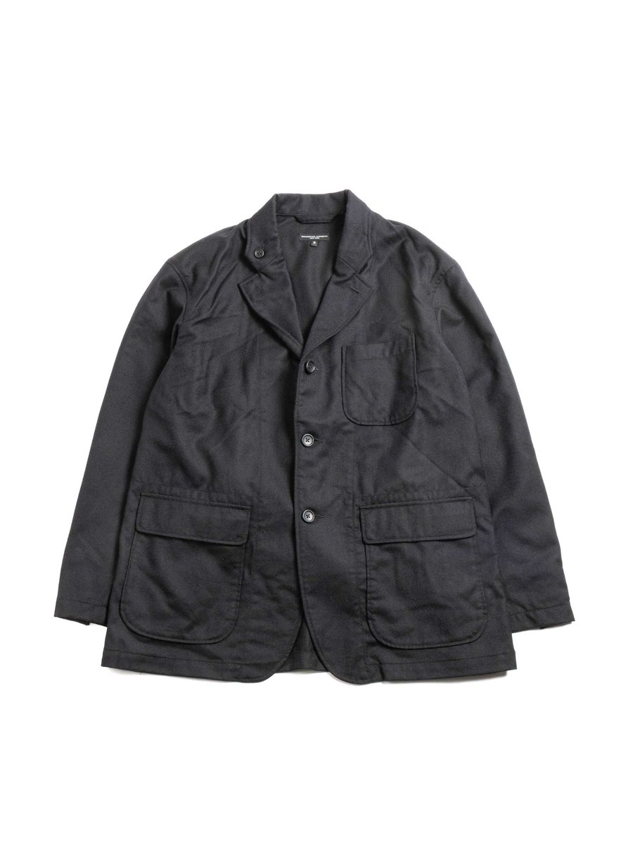 LOITER JACKET DK. NAVY HIGH COUNT WORSTED WOOL