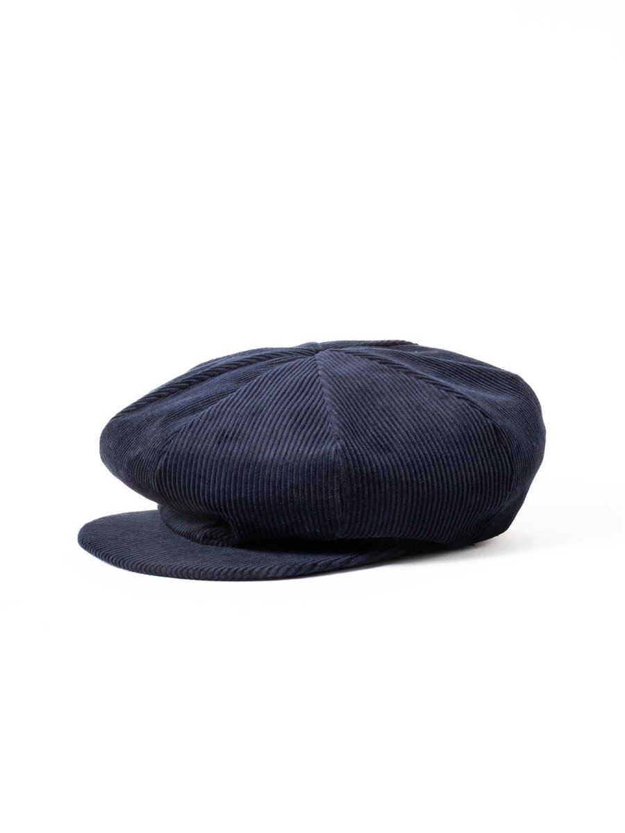 NEWSBOY CAP 8W CORDUROY NAVY
