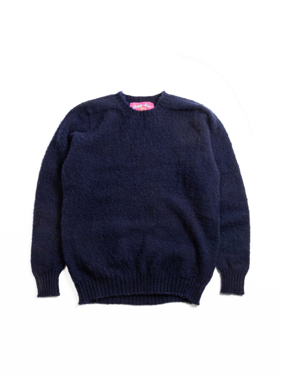 HOWLIN’ SHAGGY BEAR KNIT DEEP BLUE