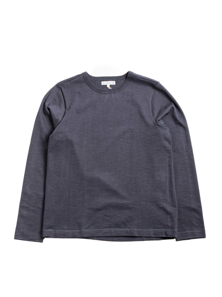 GOOD ORIGINALS 2S18 LONG SLEEVE T SHIRT NAVY