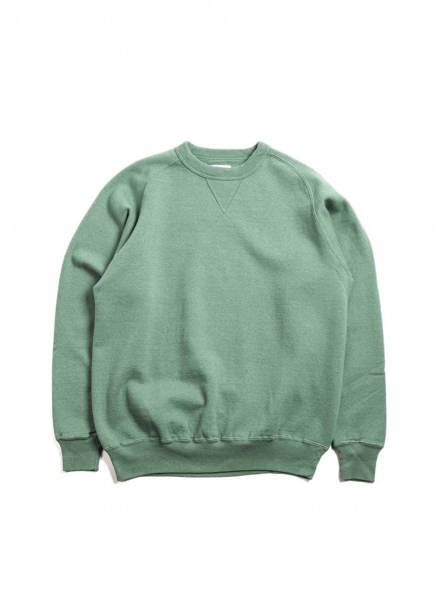 PUAMANA CREWNECK SWEATSHIRT SEABRUSH GREEN