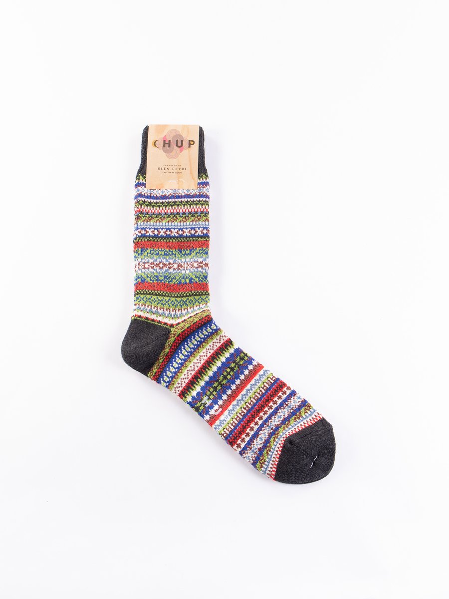 Charcoal Caislean Socks