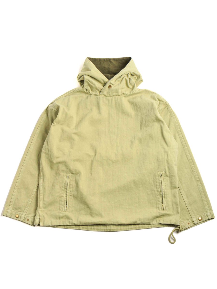 REVERSIBLE PULLOVER JACKET SAGE GREEN