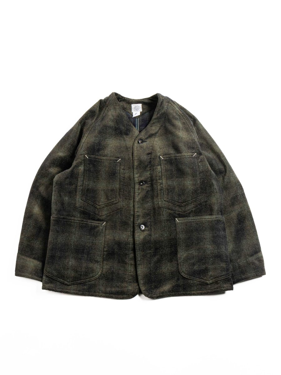 POST 47 DV COVERALL NEEDLE PUNCH BROWN GREEN