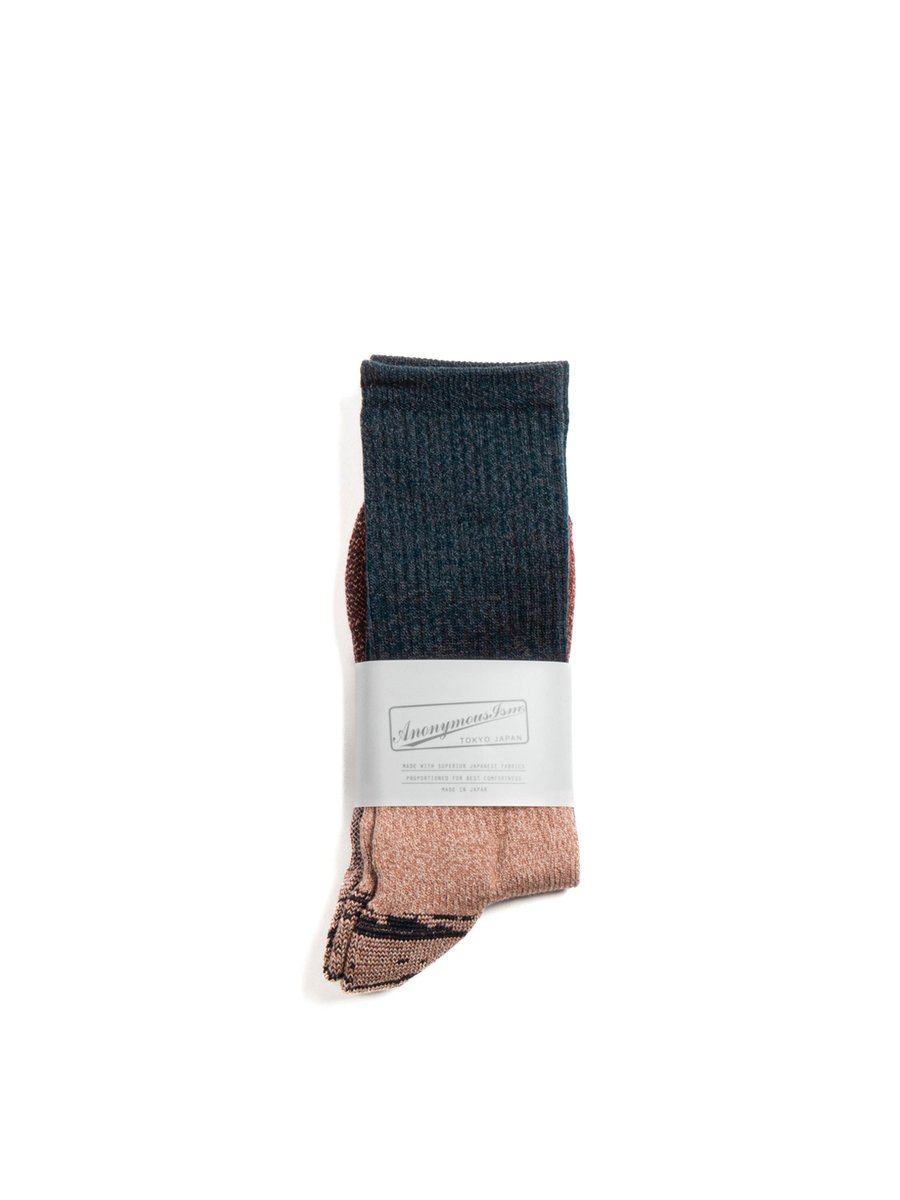 MOC PILE CREW, BLUE SOCK 