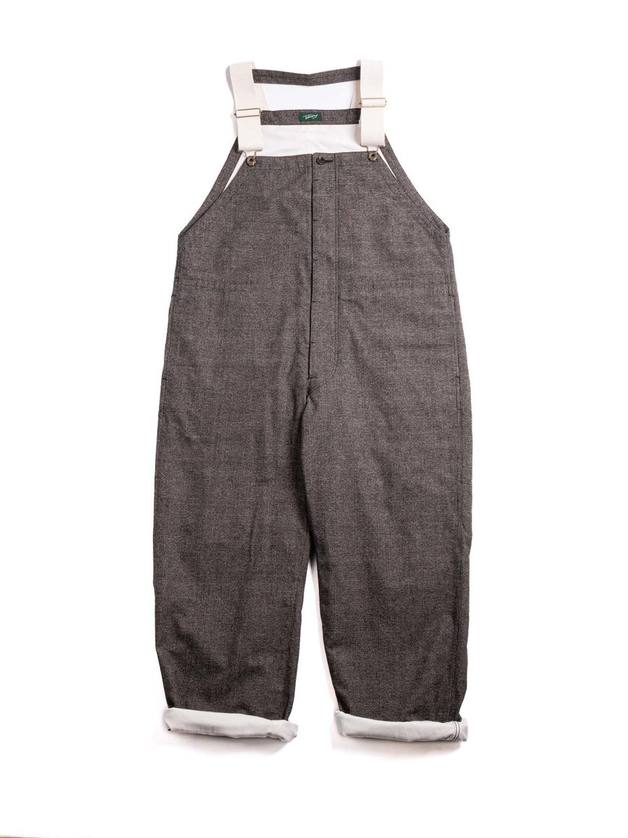 (25305) HEATHER COTTON OVERALLS PLAID