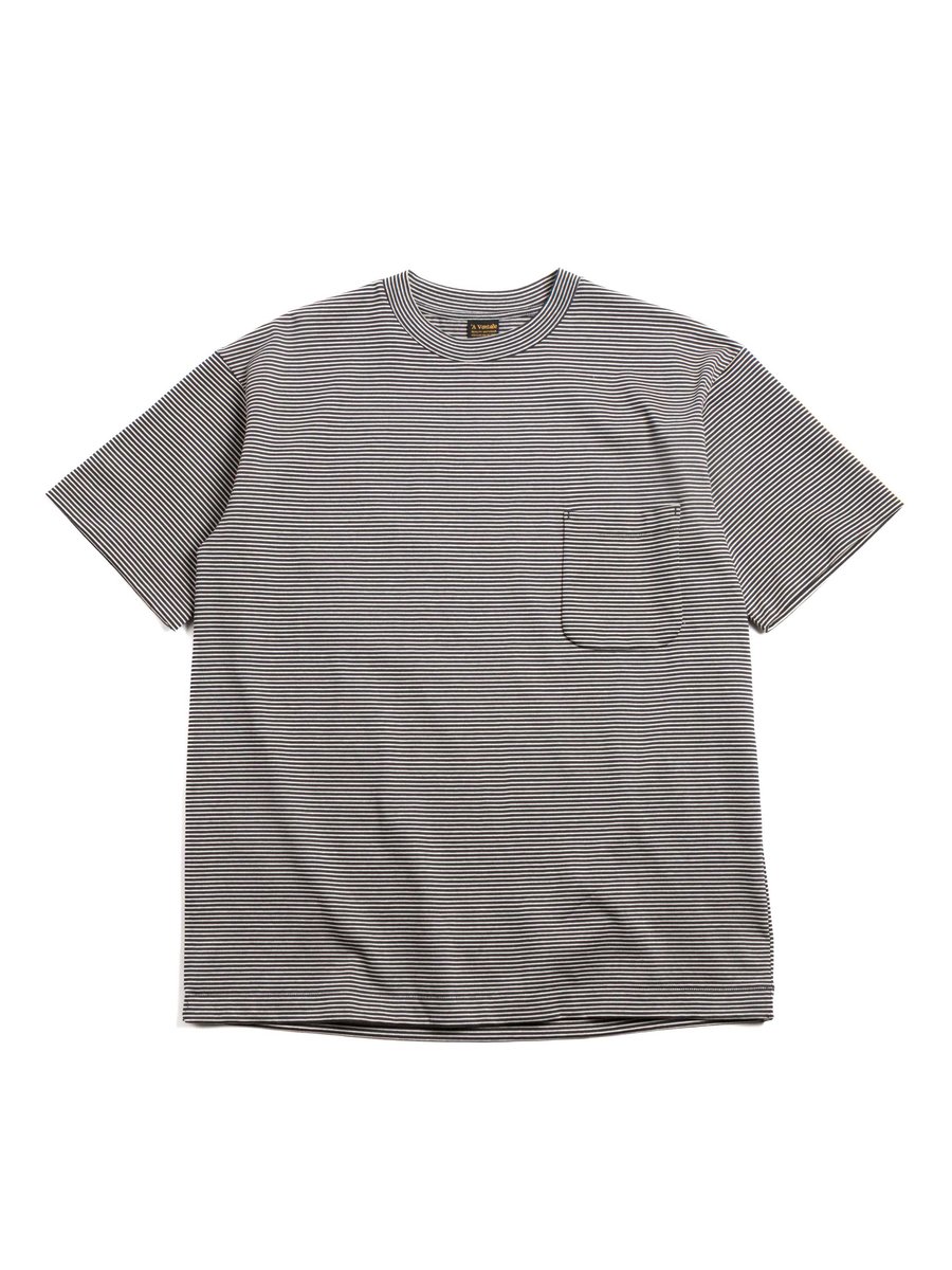 (VTD&ndash;0635&ndash;CS) BORDER T&ndash;SHIRT BLACK / ECRU