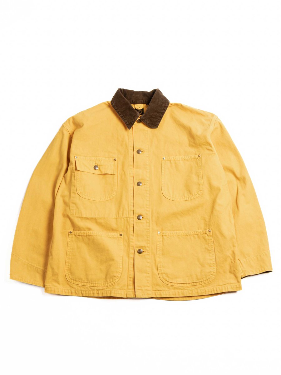 (6034) RELAX FIT OXFORD COVERALL YELLOW