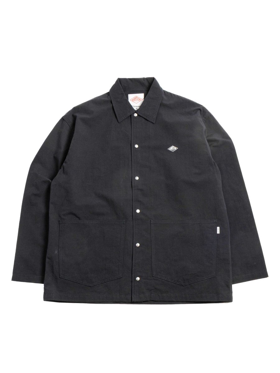 COVERALL SHIRT C/L WEATHER CLOTH NAVY