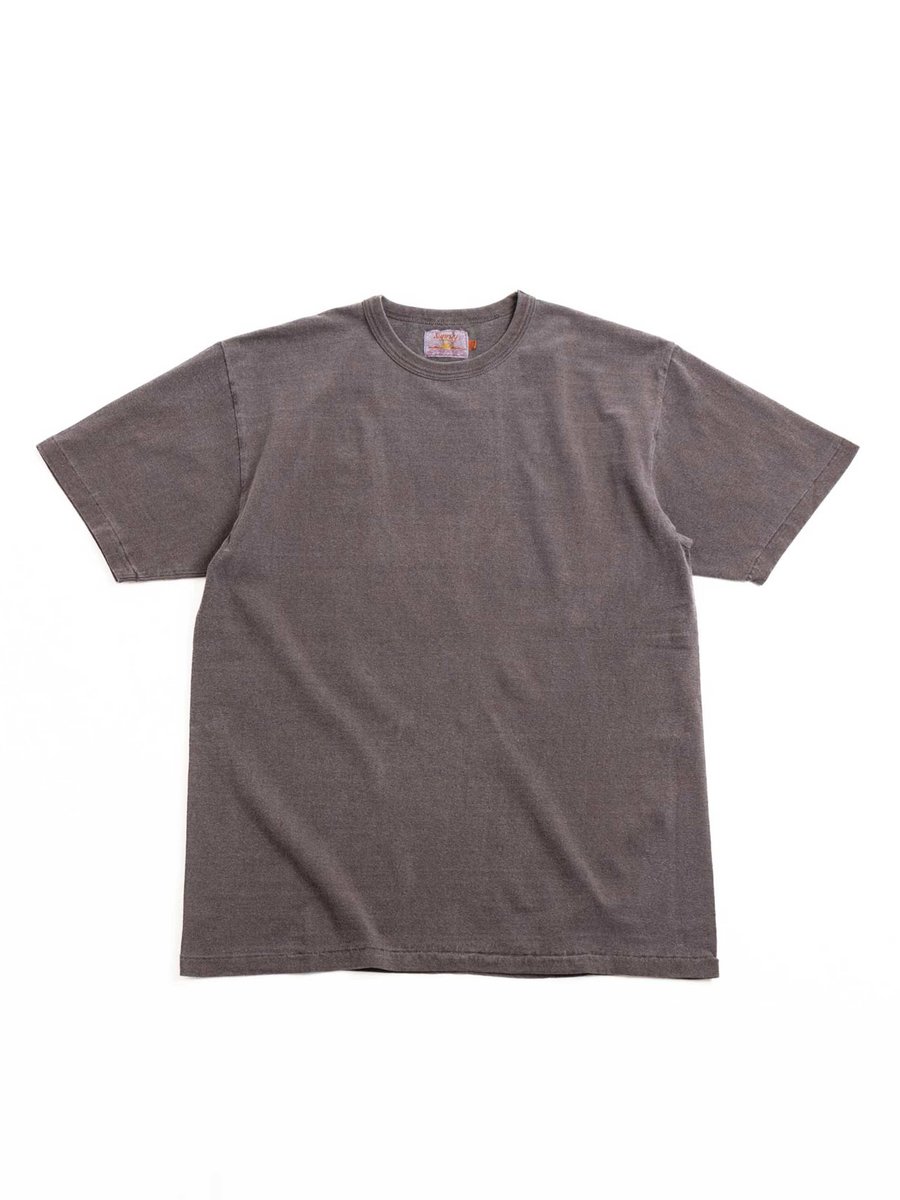 HALEIWA S/S T–SHIRT PIGMENT DYE RAISIN