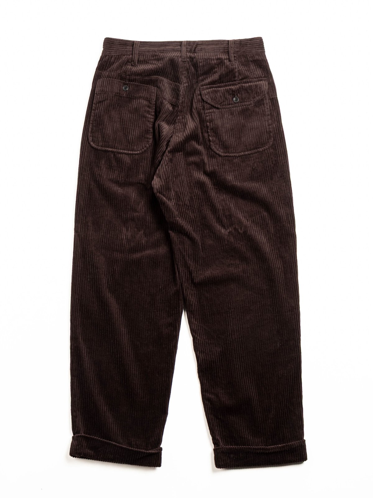 CARLYLE PANT / DK.BROWN COTTON 4.5W CORDUROY - Image 6