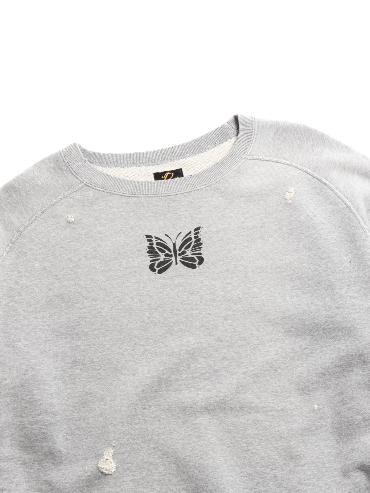NEEDLES DECONSTRUCTED SWEAT SHIRT GREY - Image 2