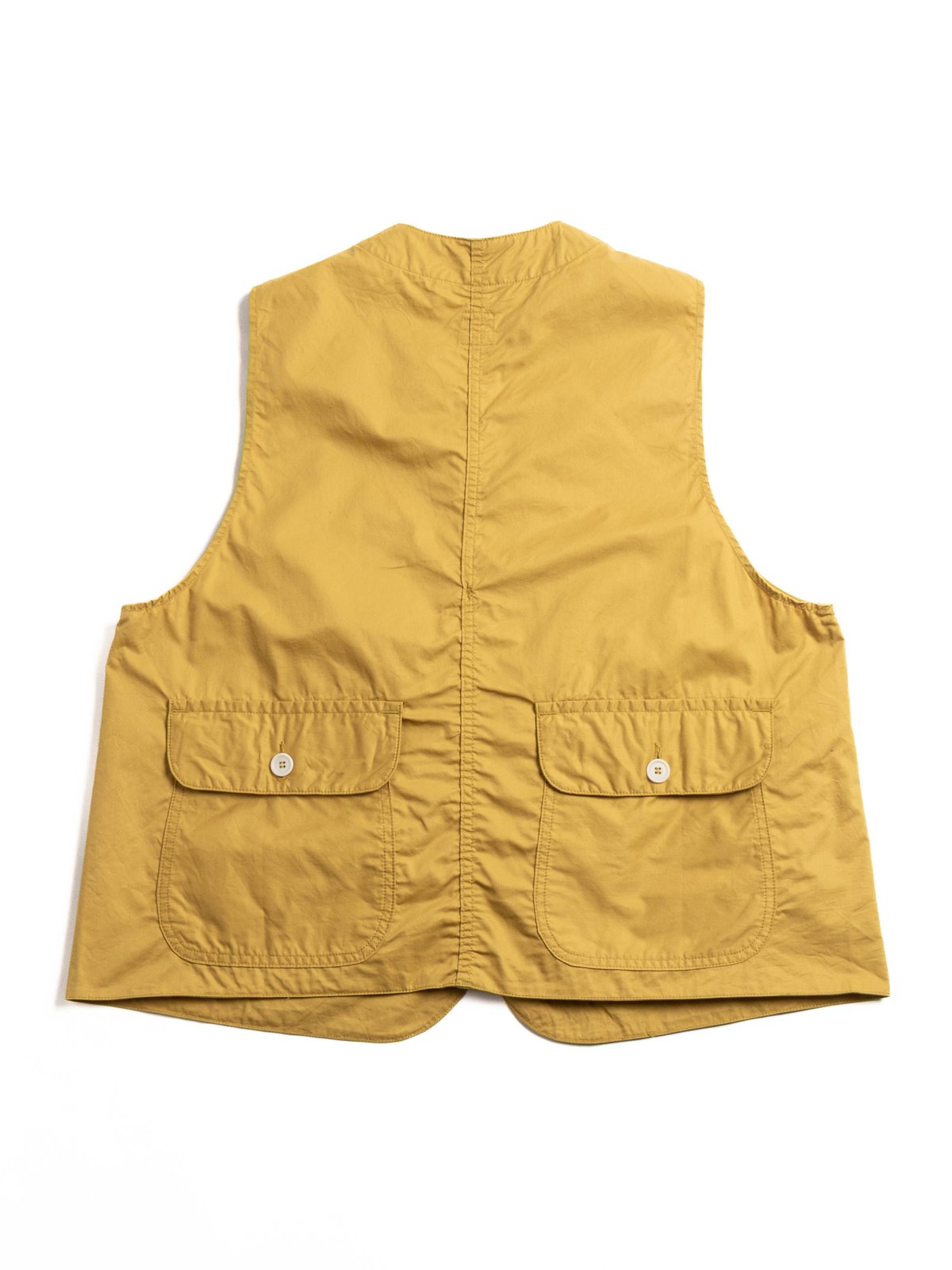 (CV002) GAME VEST LIGHT COTTON TWILL MUSTARD - Image 6