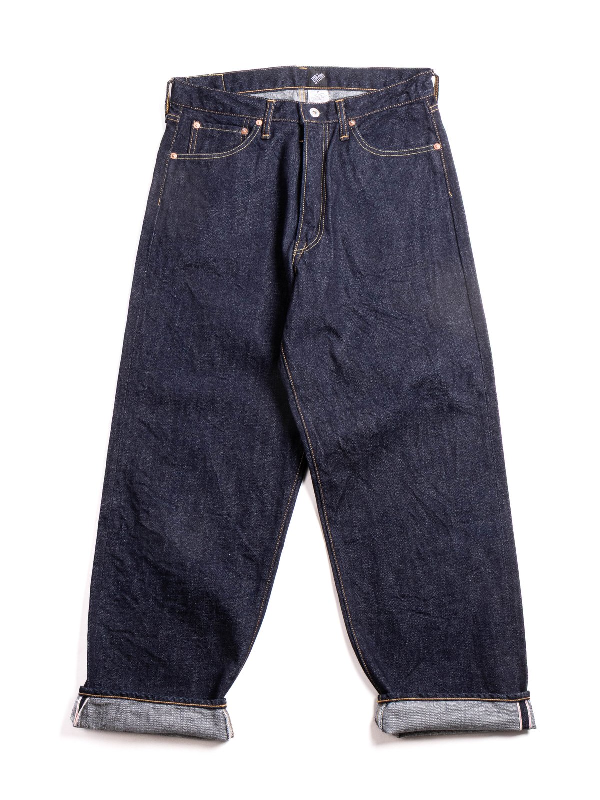 (CP005) FIVE POCKET INDIGO DENIM - Image 1