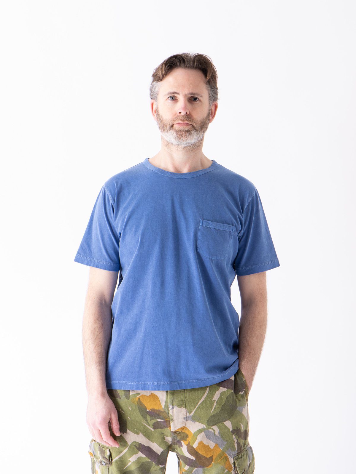 washed pocket tee