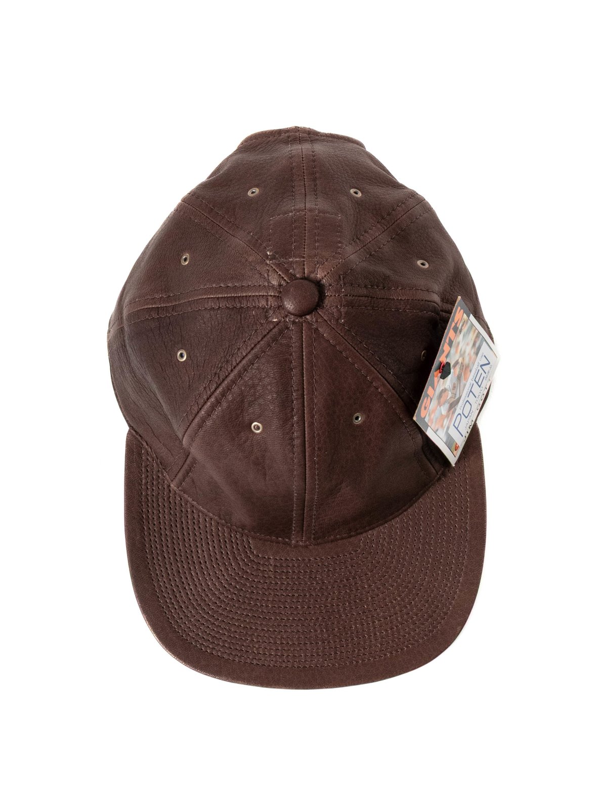 POTEN DEERSKIN CAP BROWN LEATHER  - Image 4