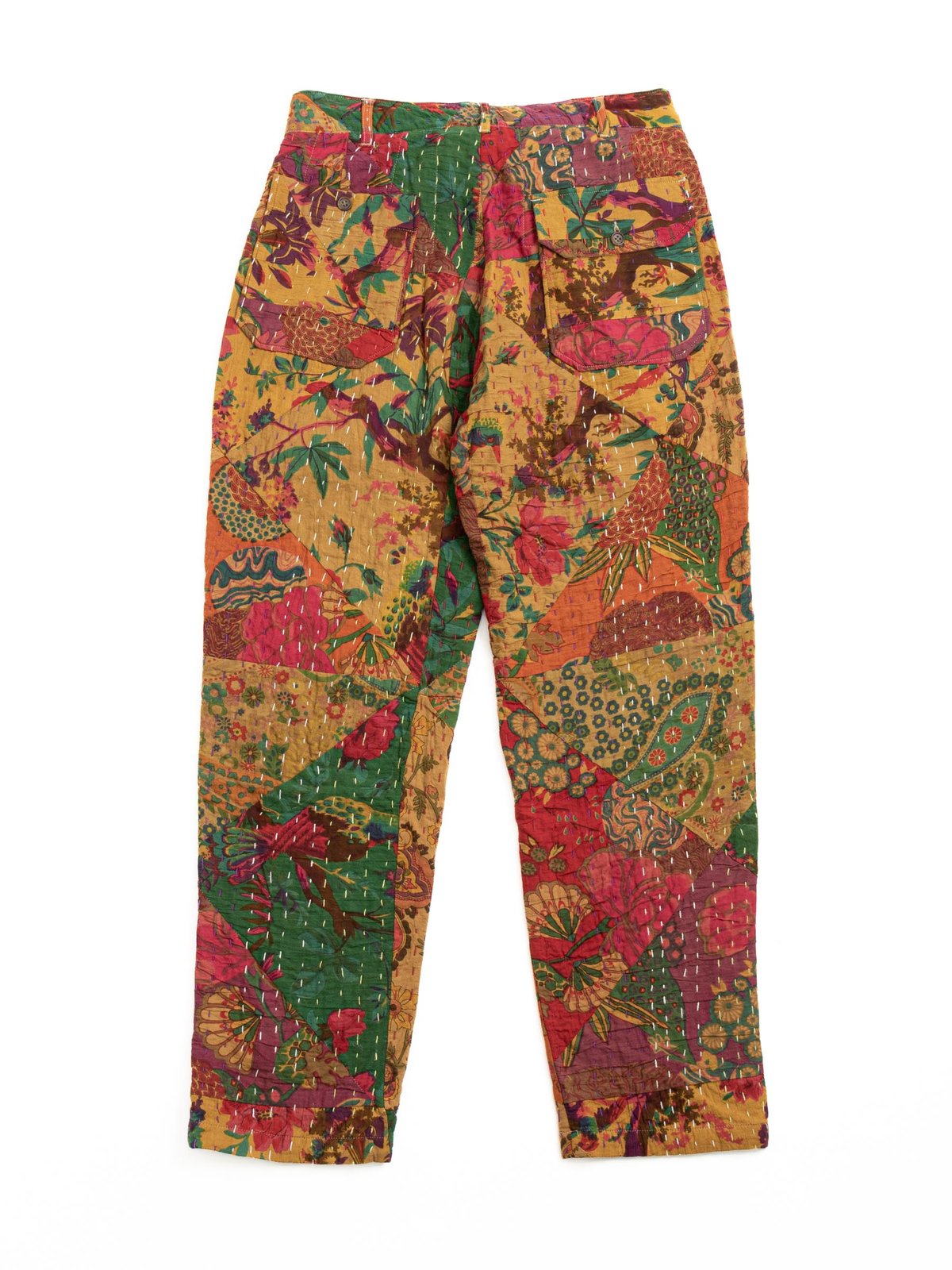 CARLYLE PANT KHAKI TRIANGLE HAND–STITCH - Image 6