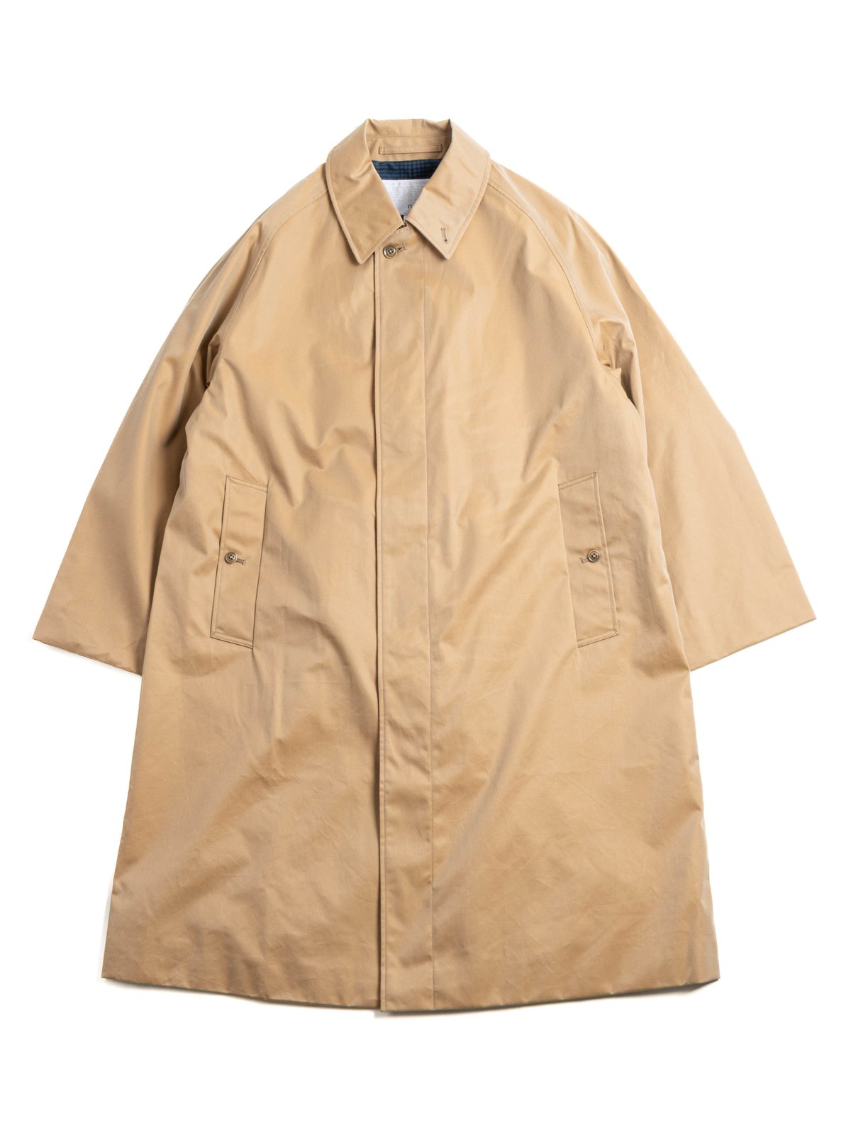 2L COTTON GORE–TEX BALMACAAN COAT BEIGE - Image 1
