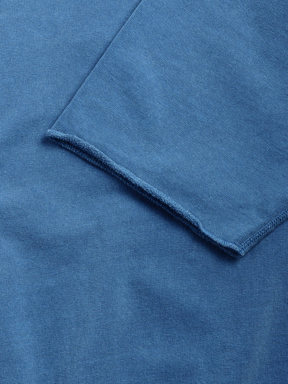 (LOT 74001PD) CUT OFF SLEEVE SWEAT SHIRT P.D. LIGHT INDIGO - Image 4