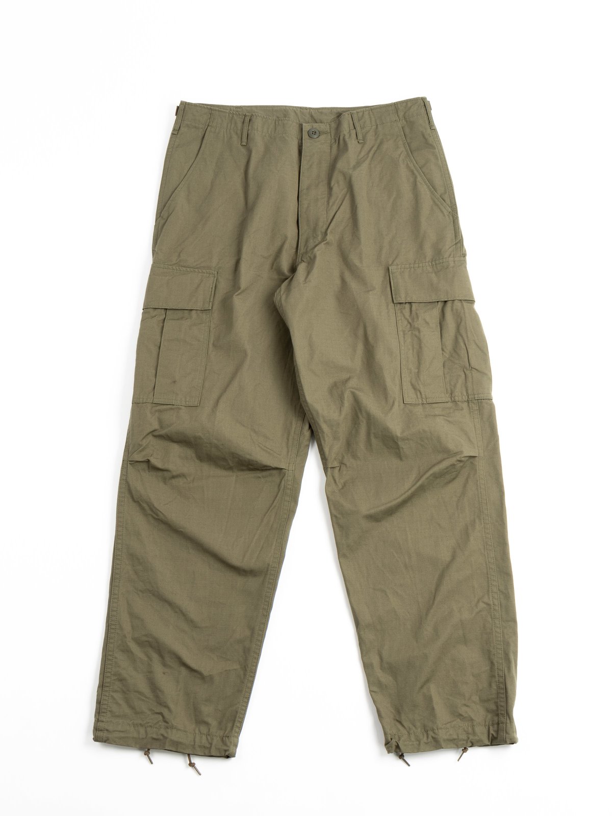 VINTAGE FIT 6 POCKET CARGO PANT ARMY GREEN by orSlow – The Bureau Belfast -  The Bureau Belfast