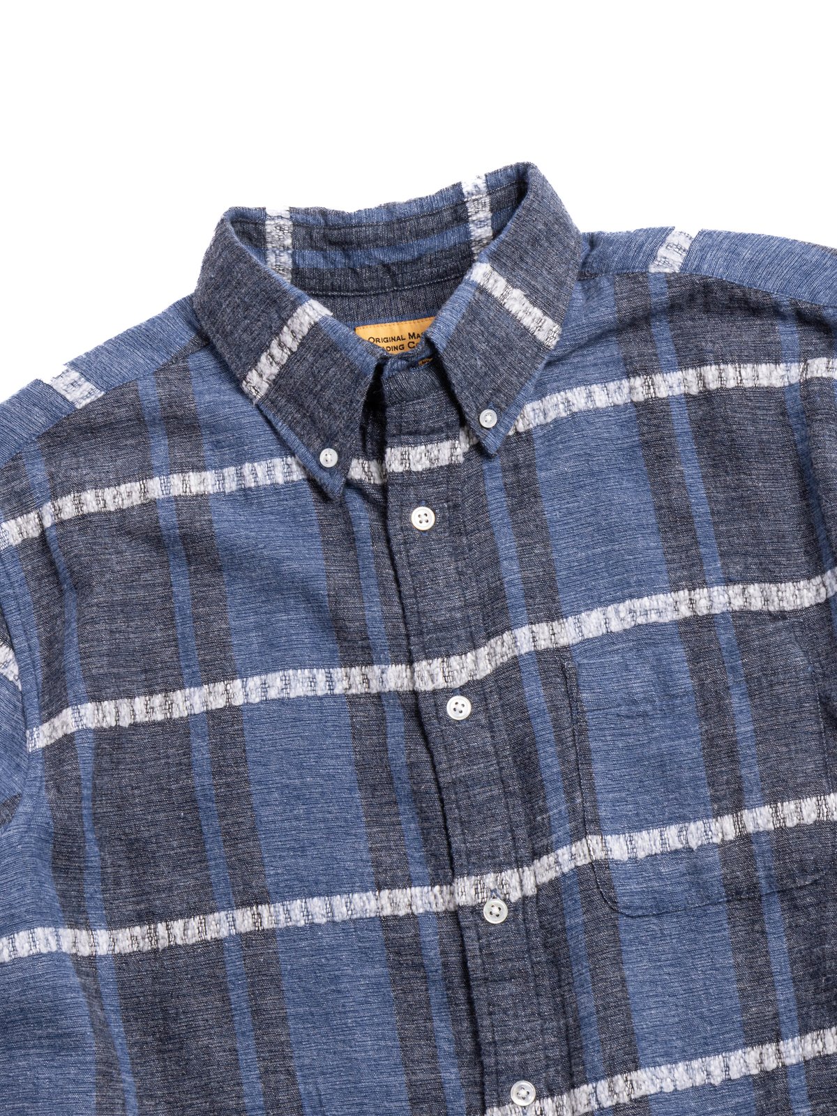 (OM45475.75) TBB HAND WOVEN CHENILLE RIB WEAVE B.D. STRAIGHT HEM SHIRT - Image 2