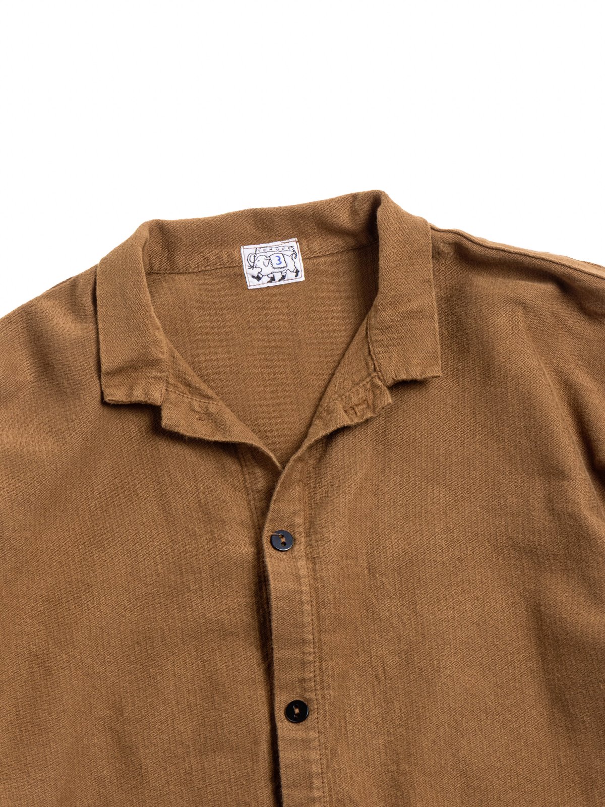 485 ISOSCELES SHIRT COTTON DIAMONDBONE BROWN HAT - Image 2