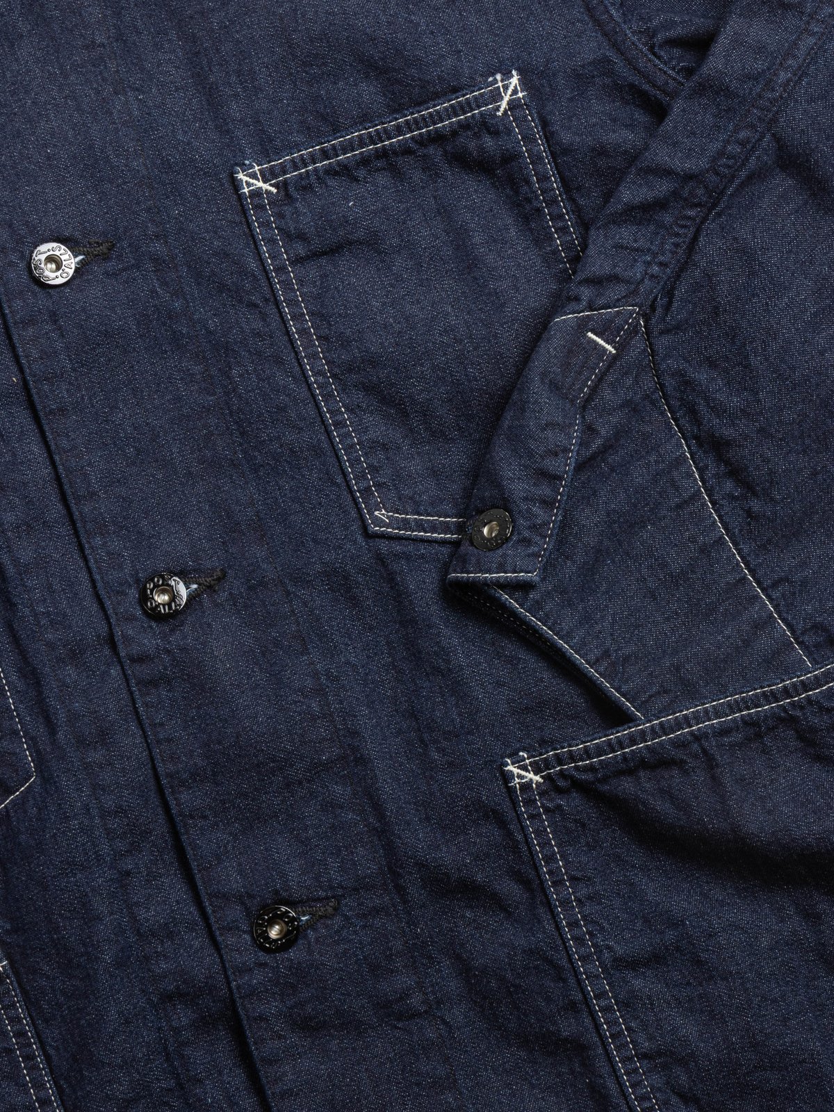 POST 46 W 8oz DENIM X STRIPE SHIRTING INDIGO - Image 3