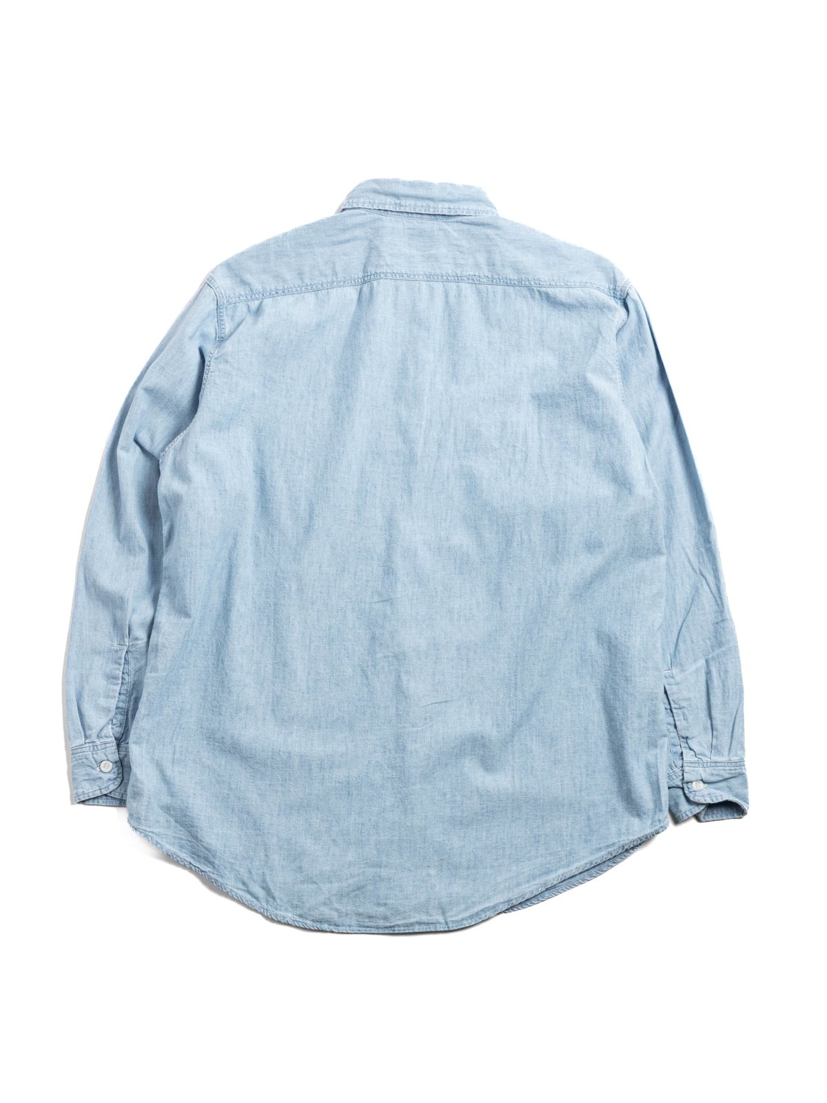 (8064) WORK SHIRT CHAMBRAY BLECHED  - Image 4