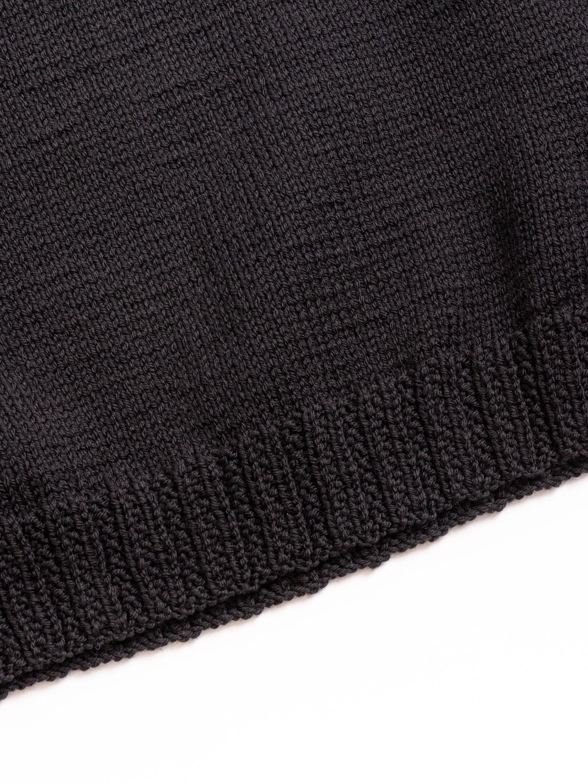 MIX STITCH JUMPER WOOLY BLACK - Image 7