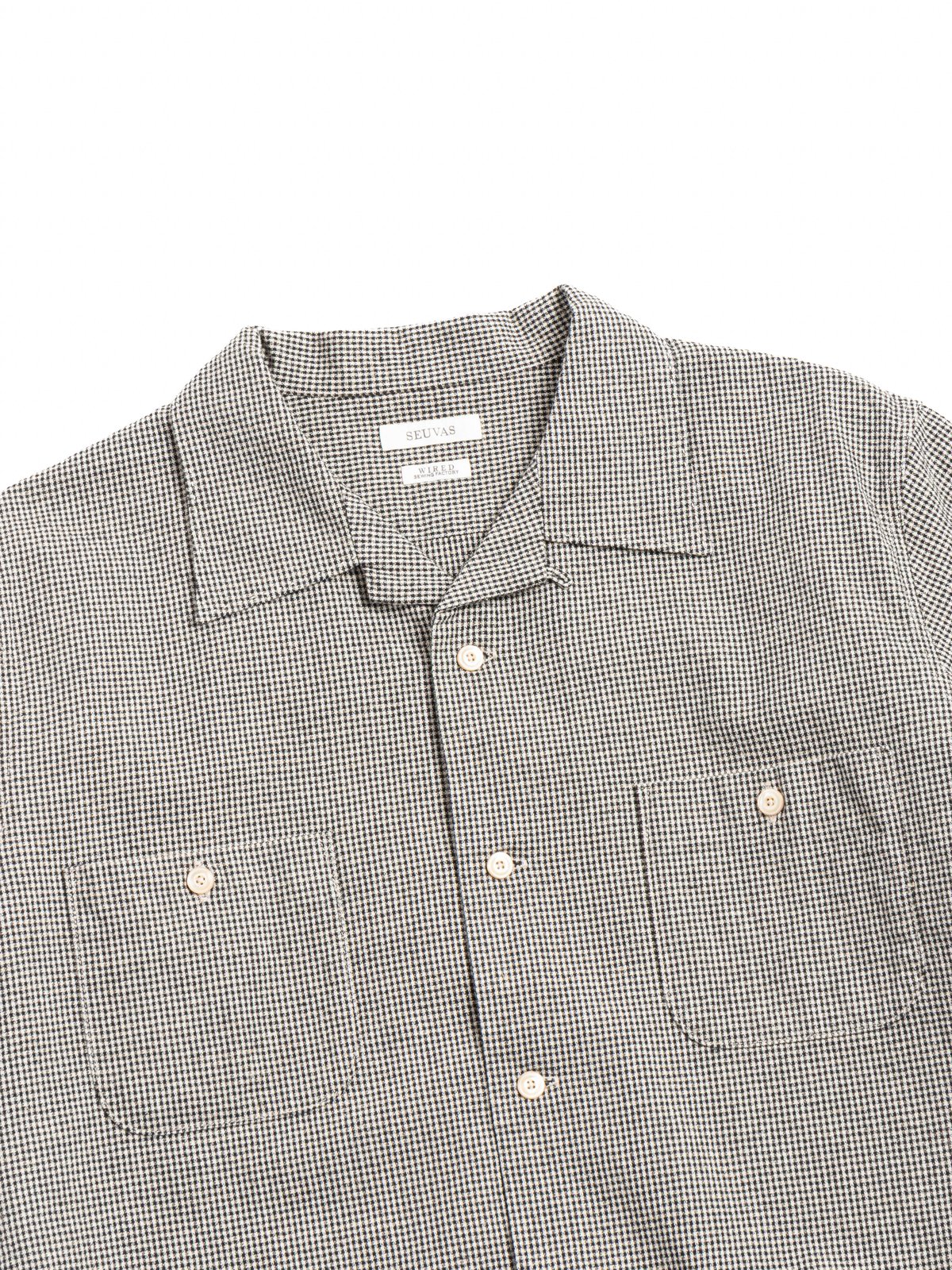 (SV&ndash;SH&ndash;012) AMUNDSEN HOLIDAY SHIRT MINI CHECK - Image 2
