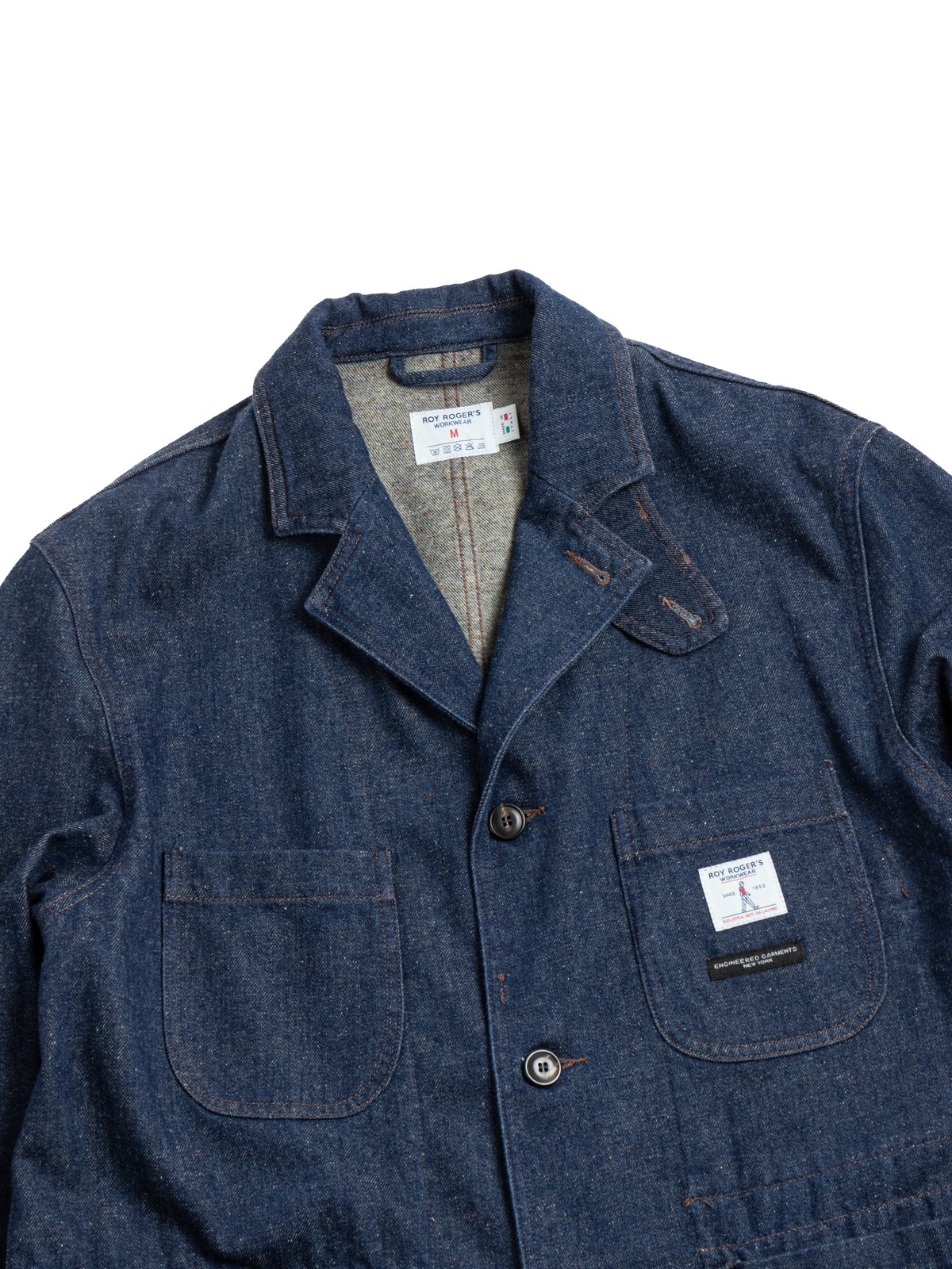 WORK JACKET DENIM COTTON & WOOL RINSED - Image 2