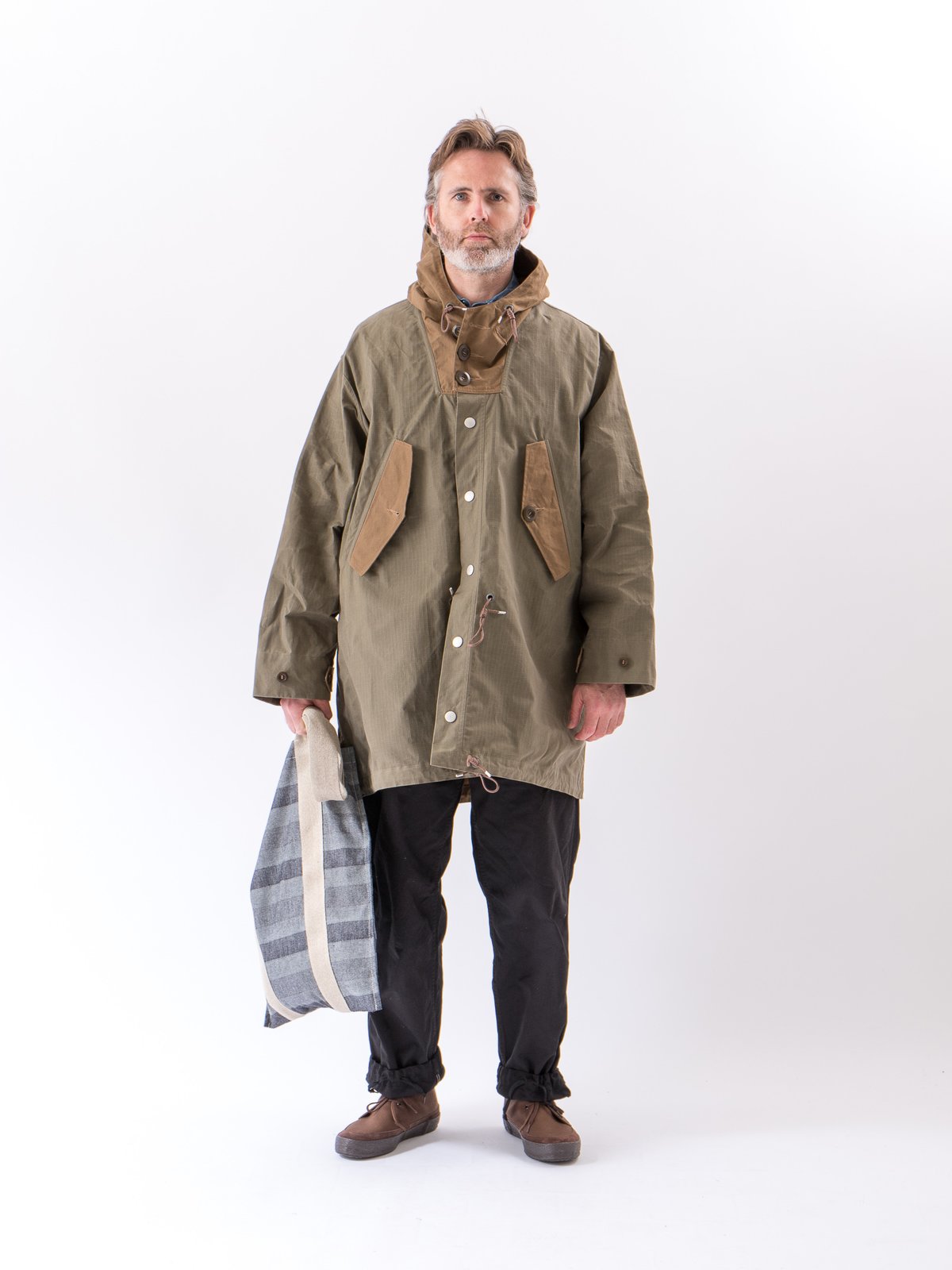 Army Mix Naval Parka By Nigel Cabourn The Bureau Belfast The Bureau Belfast