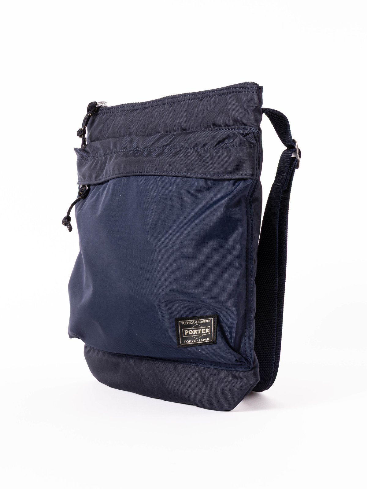 PORTER FORCE SHOULDER BAG NAVY - Image 4