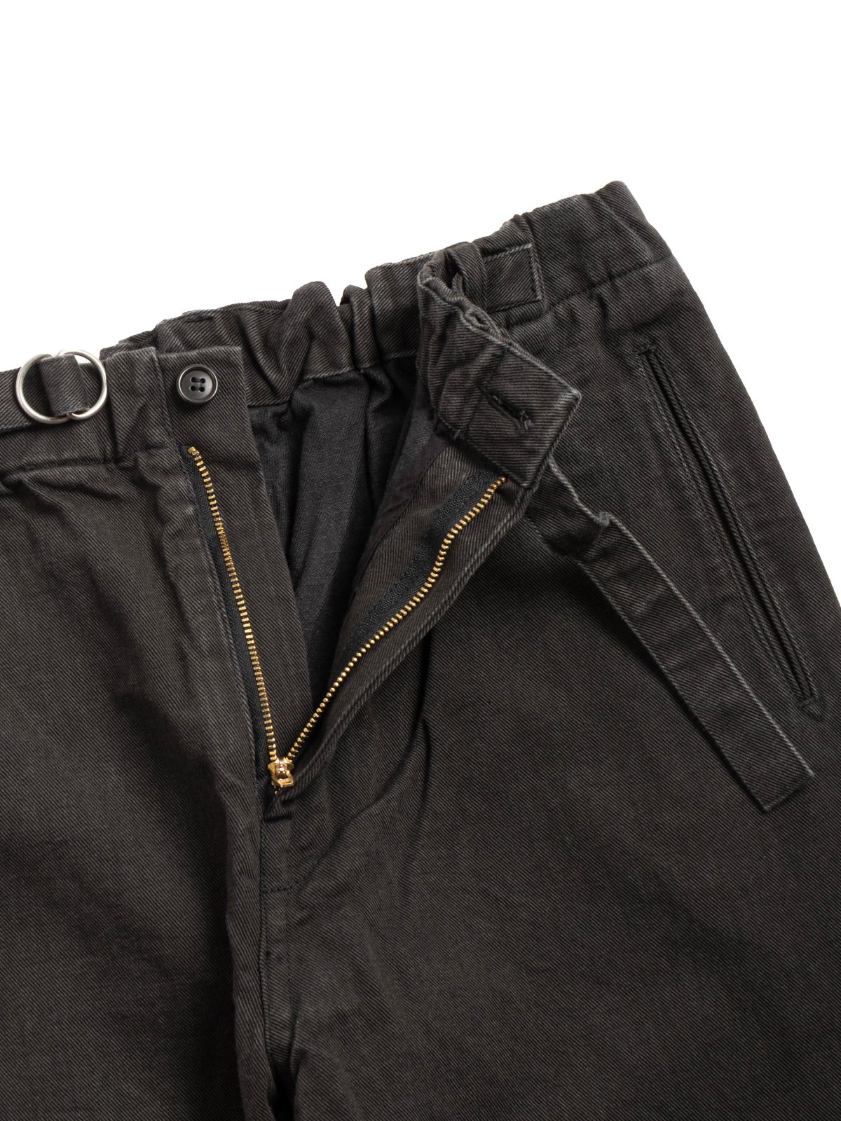 (3307CP&ndash;WFC) POST COACH PANTS / W FLAT TWILL / CHARCOAL - Image 3