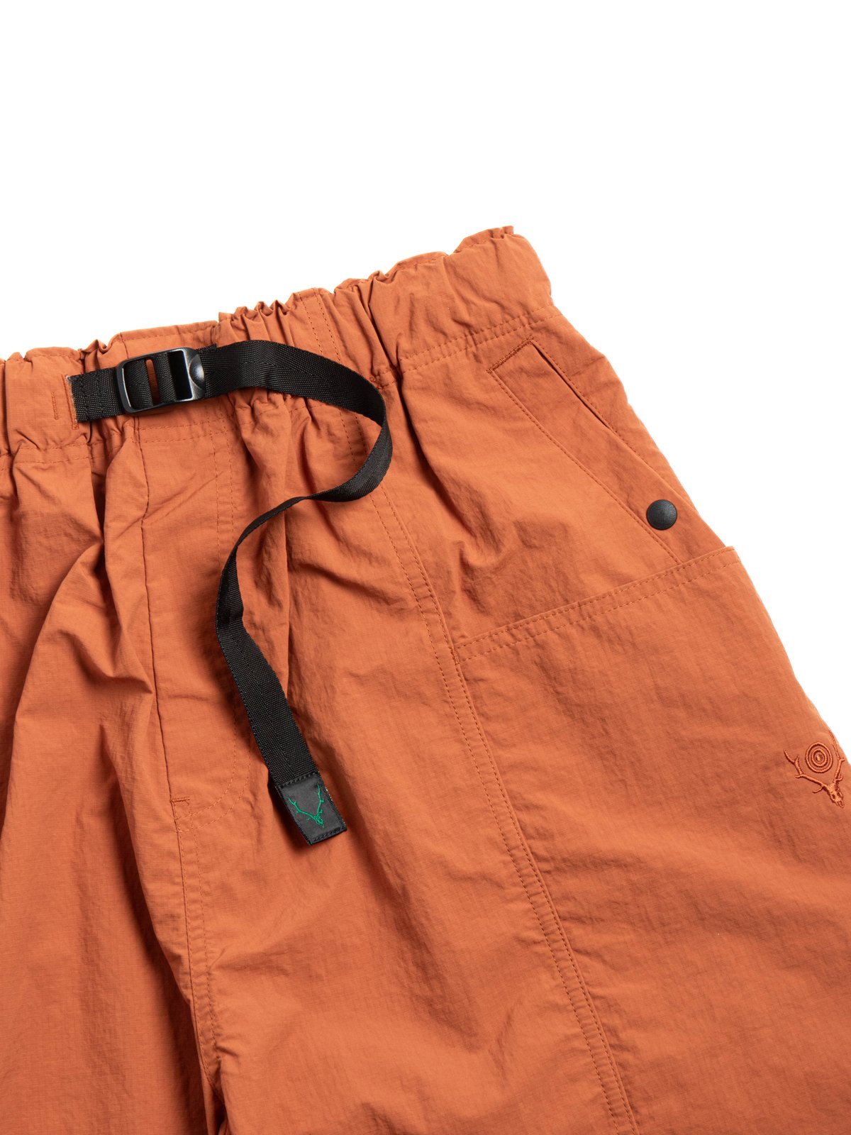 SOUTH2 WEST8 BELTED C.S. SHORT NYLON RIPSTOP ORANGE - Image 1