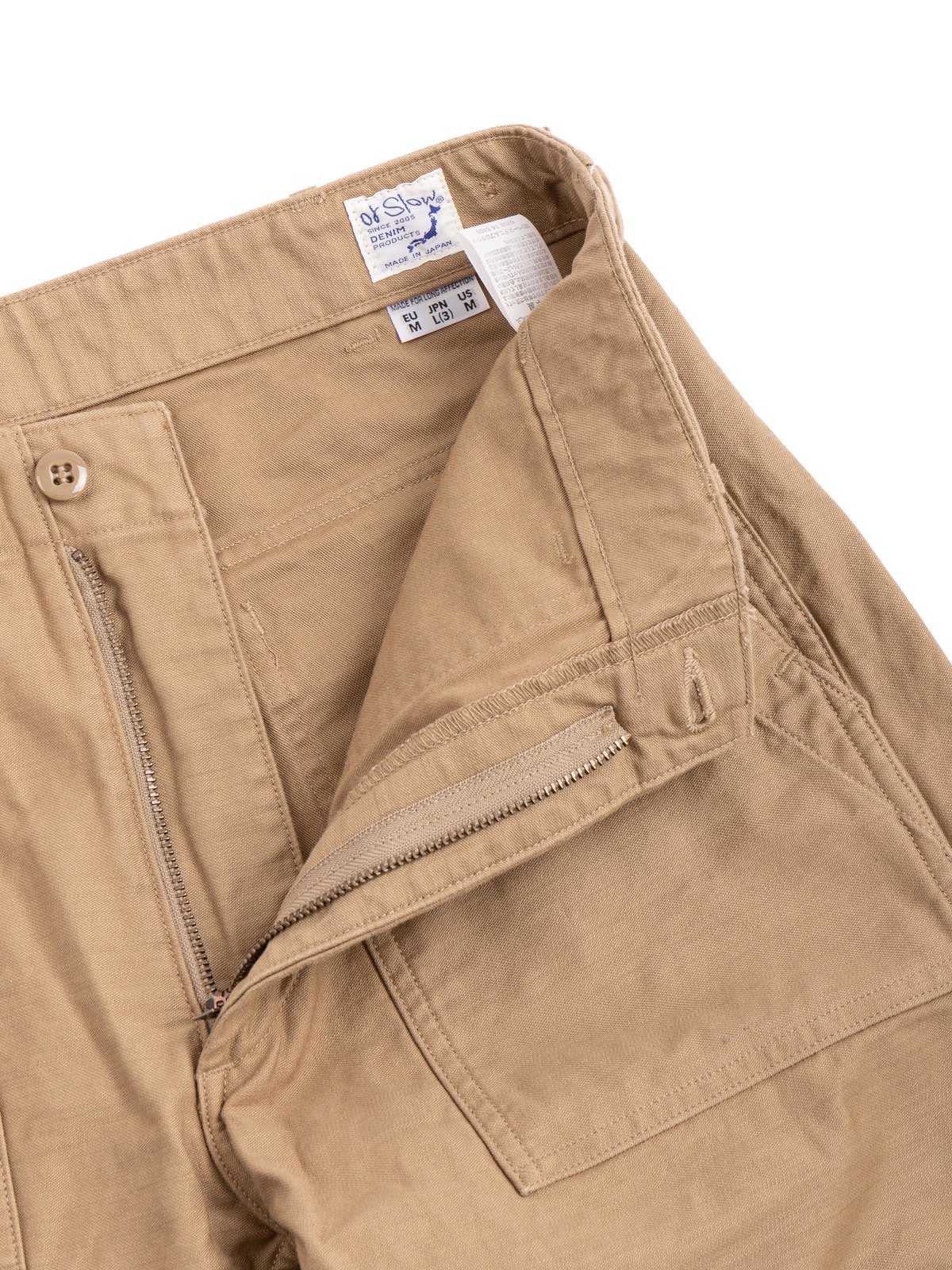 US ARMY FATIGUE PANT SLIM FIT REVERSE SATEEN KHAKI - Image 3