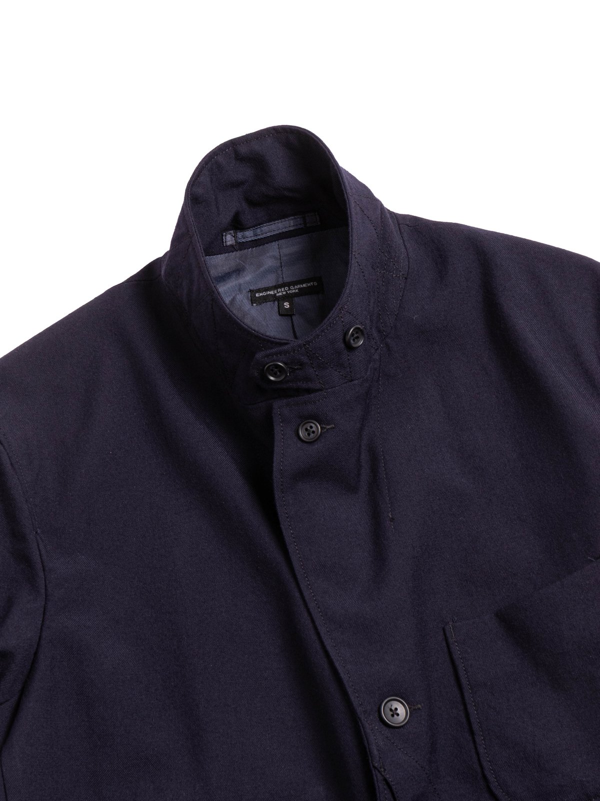 UPLAND JACKET JACKET DARK NAVY WOOL UNIFORM SERGE - Image 3