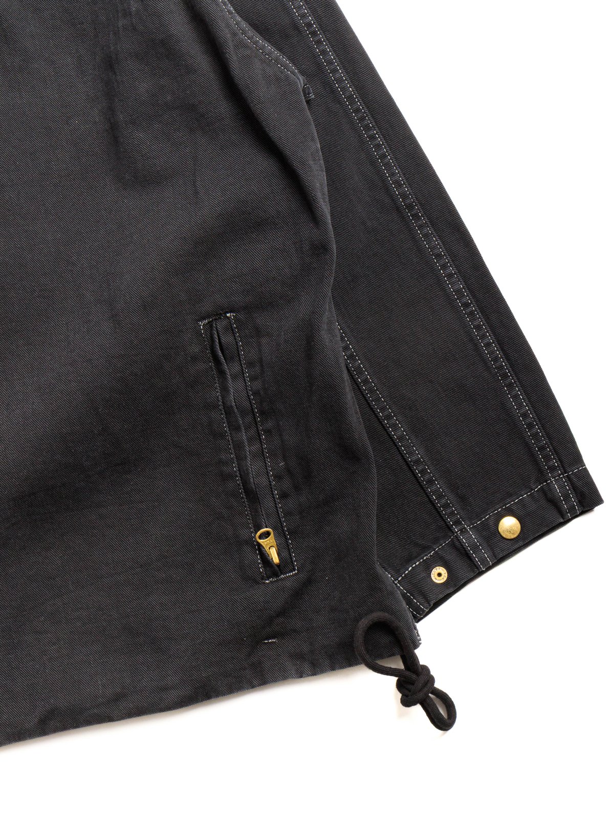 REVERSIBLE PULLOVER JACKET BLACK TAR - Image 3
