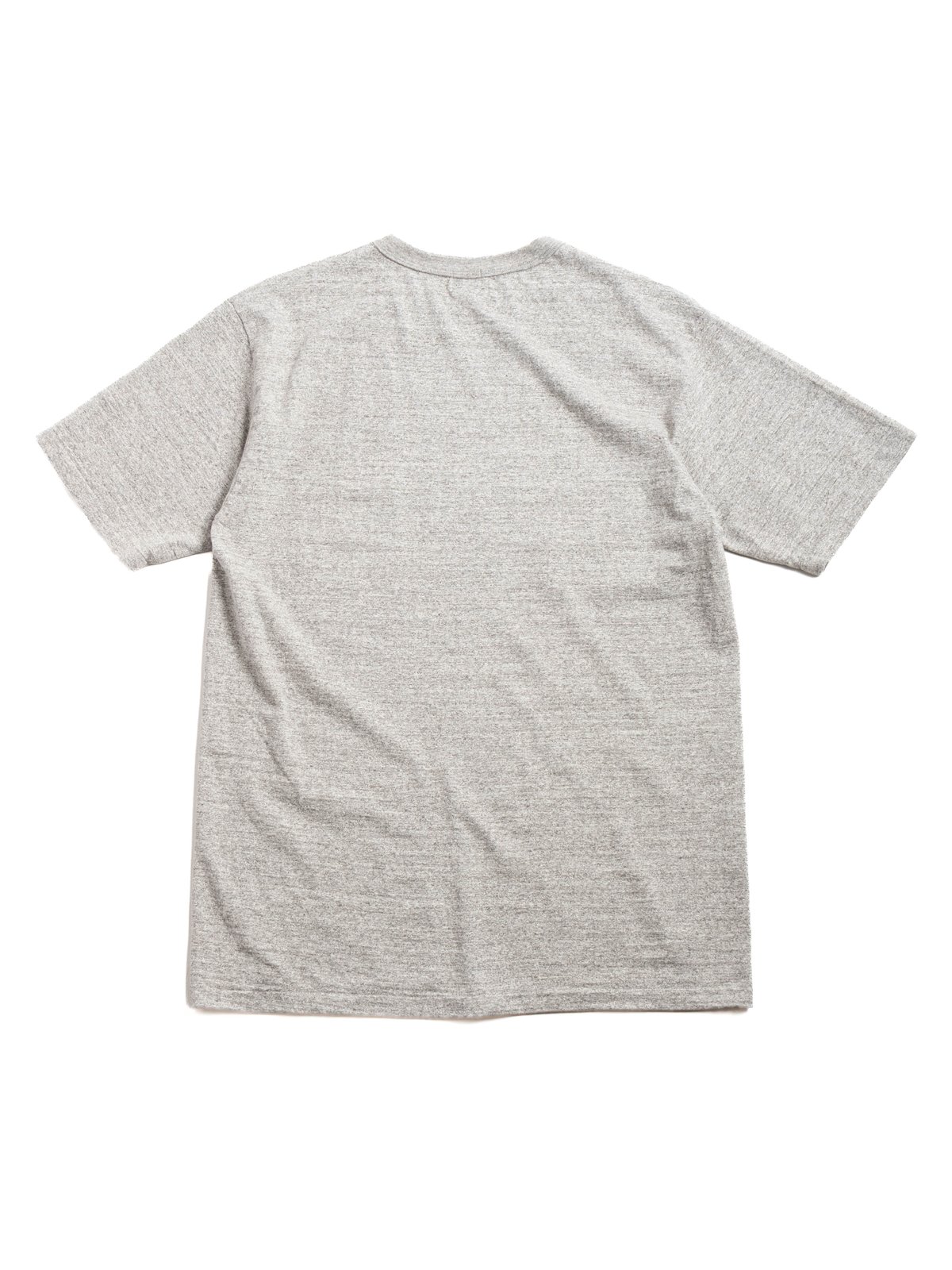 (LOT 35001) 7.7oz FALLEN COTTON MID WEIGHT S/S TEE / HEATHER GREY - Image 4