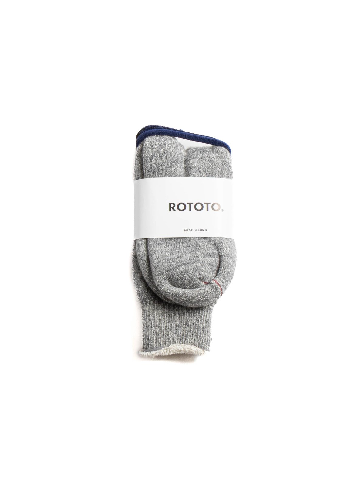 (R1001) DOUBLE FACE CREW SOCKS M.GRAY - Image 1