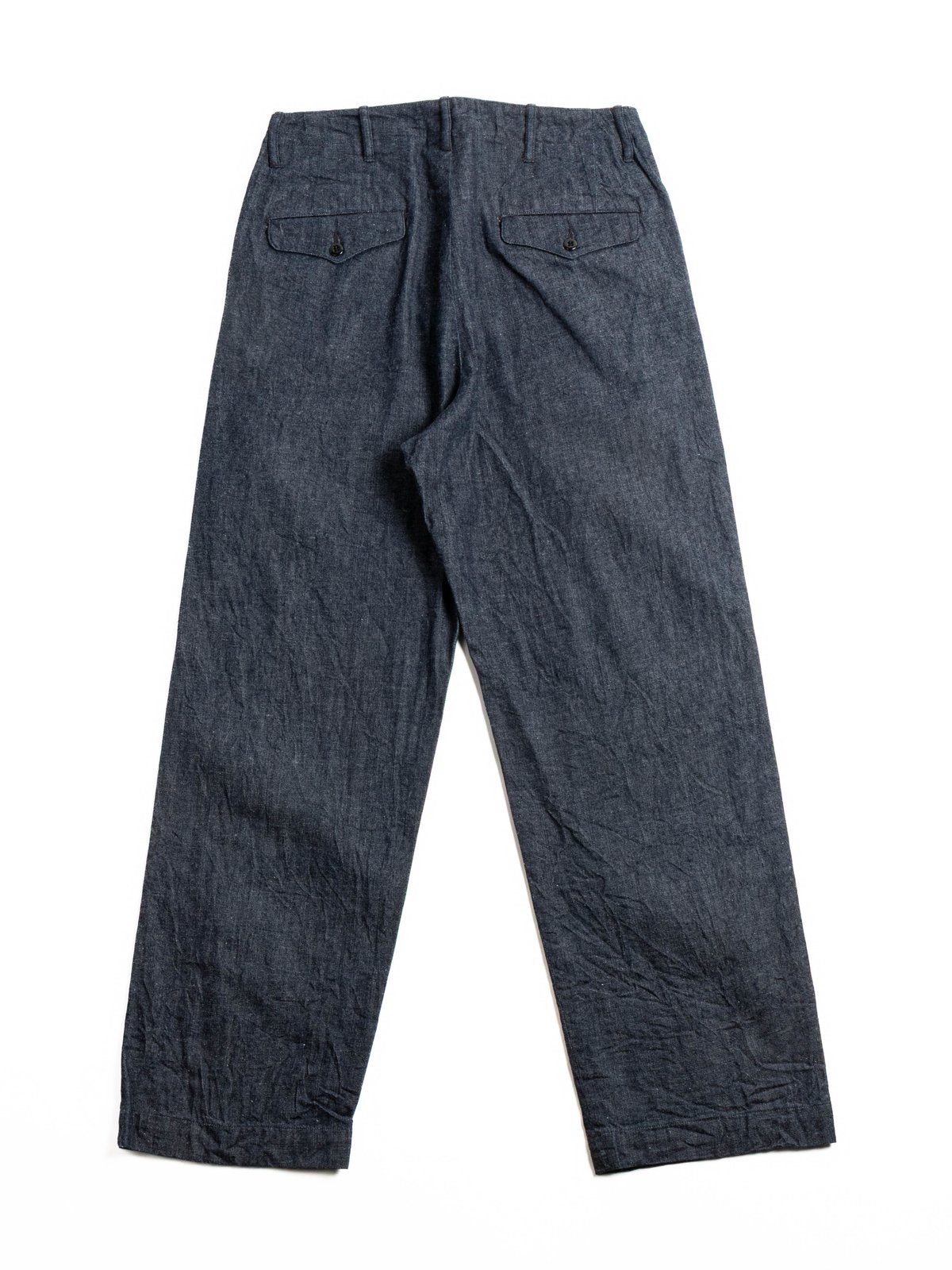 (VTD–0340–PT3) TYPE 45 CHINO TROUSER 10oz SELVEDGE DENIM INDIGO - Image 6